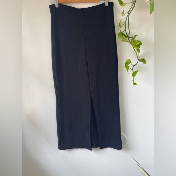90’s black stretchy maxi skirt - Picture 4 of 8